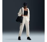 Nike Phoenix Fleece Women's High-Waisted Oversized Tracksuit Bottoms - White - Cotton/Polyester S (UK 8-10)