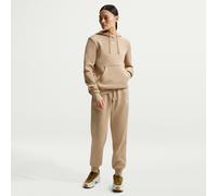 Nike Phoenix Fleece Women's Mid-Rise Tracksuit Bottoms - Brown - Cotton/Polyester L Short