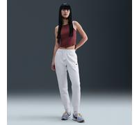 Nike Phoenix Fleece Women's Mid-Rise Tracksuit Bottoms - Brown - Cotton/Polyester M (UK 12-14)