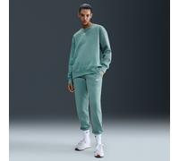 Nike Phoenix Fleece Women's Mid-Rise Tracksuit Bottoms - Green - Cotton/Polyester M (UK 12-14)