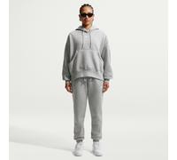 Nike Phoenix Fleece Women's Mid-Rise Tracksuit Bottoms - Grey - Cotton/Polyester