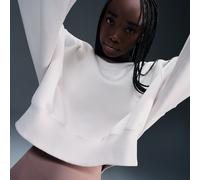 Nike Phoenix Fleece Women's Over-Oversized Crew-Neck Sweatshirt - Brown - Cotton/Polyester S (UK 8-10)