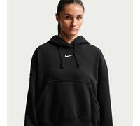 NIKE DQ5858-010 W NSW PHNX FLC OOS PO HOODIE Sweatshirt Women's Black/sail S