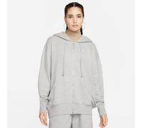 NIKE DQ5758-063 W NSW PHNX FLC FZ OS HOODIE Sweatshirt Women's DK GREY HEATHER/SAIL Size M
