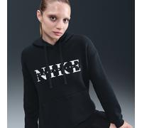 Nike Phoenix Fleece Women's Oversized Pullover Hoodie - Black - Cotton/Polyester XS (UK 4-6)