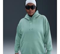 Nike Phoenix Fleece Women's Oversized Pullover Hoodie - Green - Cotton/Polyester 2X