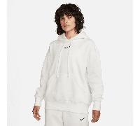 Nike Phoenix Fleece Women's Oversized Pullover Hoodie - White - Cotton/Polyester XXL Short