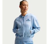 Nike Phoenix Fleece Women's Pullover Hoodie - Blue - Cotton/Polyester/Elastane M (UK 12-14)
