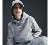 Nike Phoenix Fleece Women's Pullover Hoodie - Grey - Cotton/Polyester L (UK 16-18)