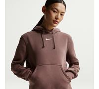 Nike Phoenix Fleece Women's Pullover Hoodie - Purple - Cotton/Polyester S (UK 8-10)