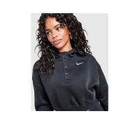 Nike Phoenix Henley Crop Hoodie - Black - Womens M