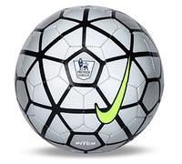 Nike Pitch EPL Premier League Football (Size 5) (Silver/White)