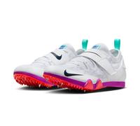 Nike Pole Vault Elite Men's Spikes | UK 8 in White/Teal Tint/Fire Pink