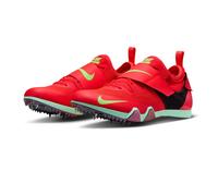 Nike Pole Vault Elite Spikes | UK 8.5 in Bright Crimson/Washed Coral/Lime Blast