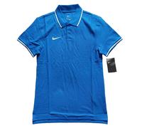 Nike Polo Shirt Men's Golf Casual Blue Cotton Embroidered Short Sleeve Top