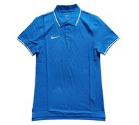 Nike Polo Shirt Men's Small Blue Cotton Embroidered Short Sleeve Top Golf Casual