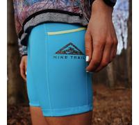 NIKE POWER EPIC LUXE TRAIL RUNNING DRI FIT TIGHT SHORTS BLUE CZ9590-447 WOMEN XS