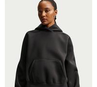 Nike Pre-Game Fleece Women's Oversized Pullover Hoodie - Black - Modal/Polyester S (UK 8-10)
