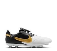 Nike Premier 3 Firm Ground Football Boots 9.5 White/Blk/Gold