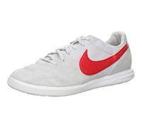 Nike PREMIER II SALA, Men's Futsal Shoe, PURE PLATINUM/UNIVERSITY RED-W, 6 UK (40 EU)