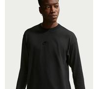 Nike Premium Essentials Men's Long-Sleeve T-Shirt - Black - Cotton XS