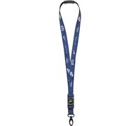 Nike Premium Lanyard - Key Strap with Carabiner - Sports Lanyard for Keys, ID & Cards, Midnight Navy/White/White, One Size