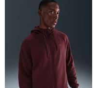 Nike Primary Fleece Men's Dri-FIT UV Full-Zip Performance Hoodie - Red - Polyester/Cotton XXL