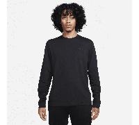 Nike Primary Men's Dri-FIT Long-Sleeve Versatile Top - Black - Cotton/Polyester XL
