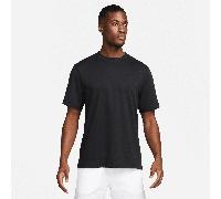 Nike Primary Men's Dri-FIT Short-sleeve Versatile Top - Black - Cotton/Polyester S Tall