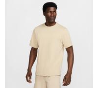 Nike Primary Men's Dri-FIT Short-sleeve Versatile Top - Brown - Cotton/Polyester XS