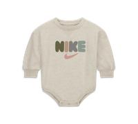 Nike Primary Play Crew Romper Baby Romper - White - Cotton 9-12M