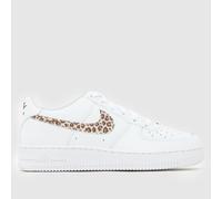 Nike Print Air Force 1 Girls Youth Trainers UK 6 (EU 39)