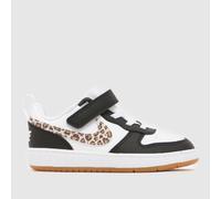 Nike Print Court Borough Low Girls Toddler Trainers UK 3.5 (EU 19½)