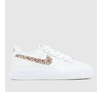 Nike Print Force 1 Low Girls Junior Trainers UK 12 (EU 30)