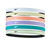 Nike Printed Headbands/Silicone strip grips hair and keeps band in place - 6 Pack - Unisex (6PK-PRINTED-23)