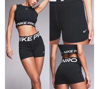 Nike Pro 3" Womens Shorts High Waisted Sports Gym Jogging Activewear