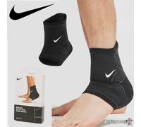 NIKE PRO ANKLE SLEEVE KNITTED SUPPORT COMPRESSION DRI FIT FOOT INJURY KNIT BLACK