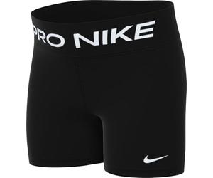 Nike Pro Dri-FIT 5" Shorts (Older Kids) (Girls) (Extended Size) FB2130 Black/White