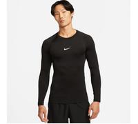 Nike Pro Dri-FIT Long Sleeve Compression Top for Men - Black, Ideal for Training and Running Performance