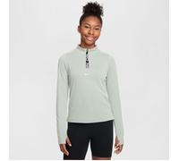 Nike Pro Dri-FIT Long Sleeve Half Zip Top XL Green for Junior - Perfect for Running Training