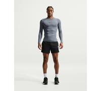 Nike Pro Dri-FIT long sleeve T-shirt grey dark blue - XS