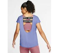 NIKE PRO DRI FIT LOOSE FIT TRAINING GYM SHORT SLEEVE TOP CJ4082-569 - WOMEN M