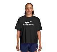 Nike Pro Dri-FIT Loose Women's T-Shirt | UK XS in Black/White