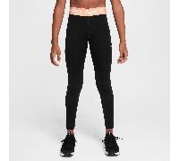 Nike Pro Dri-FIT Older Kids' (Girls') Leggings - Black - Polyester/Elastane S