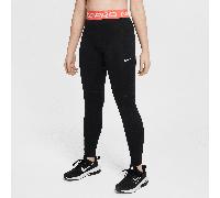 Nike Pro Dri-FIT Older Kids' (Girls') Leggings - Black - Polyester/Elastane XS