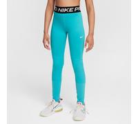 Nike Pro Dri-FIT Older Kids' (Girls') Leggings - Green - Polyester/Elastane XS