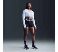 NIKE FV7033-010 Pro Sculpt Shorts Women's Black/White Size L