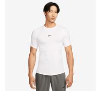 NIKE FB7932-100 M NP DF TIGHT TOP SS Sweatshirt Men's WHITE/BLACK Size 2XL