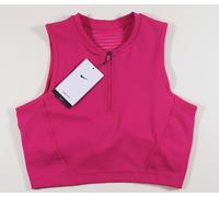 NIKE PRO DRI FIT TRAINING CROPPED CROP TANK TOP - PINK DM6952-621 - WOMEN M L