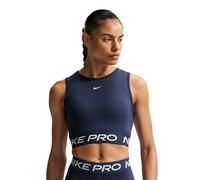 Nike Pro Dri-FIT Women's Cropped Vest | UK XS in Midnight Navy/White